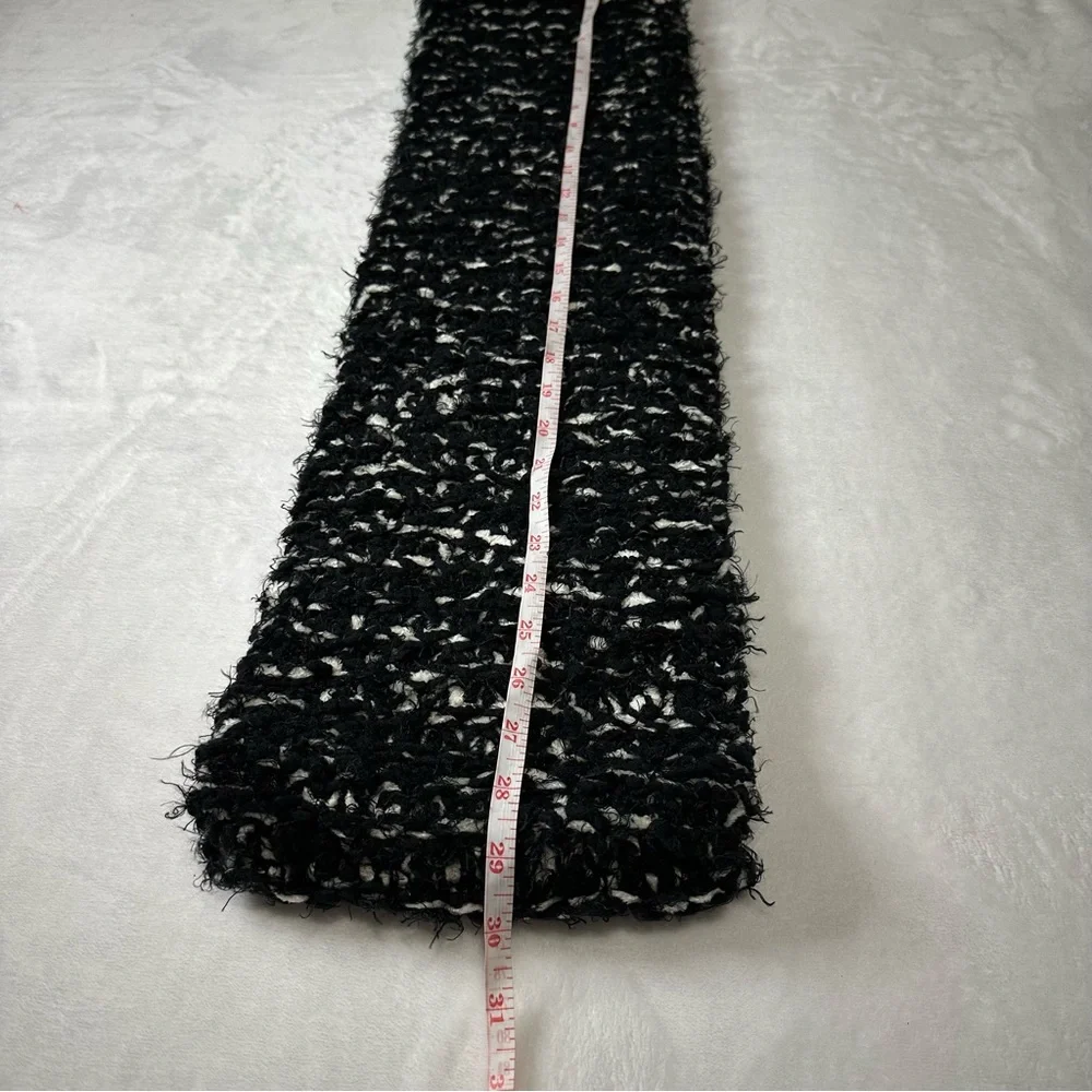 Charter Club Black and White‎ Textured Infinity Scarf